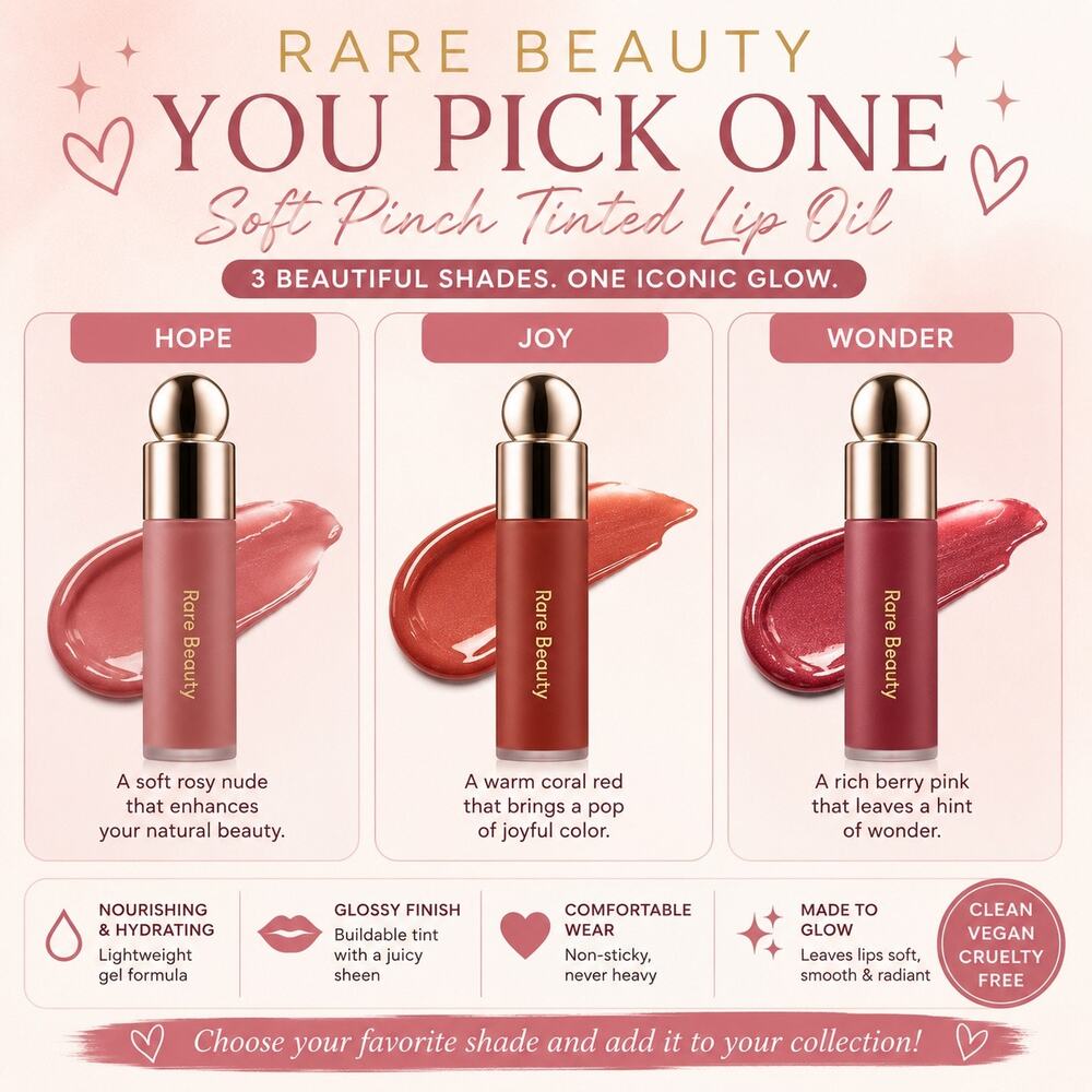 Rare Beauty soft pinch tinted lip oil. - Picture 2 of 10